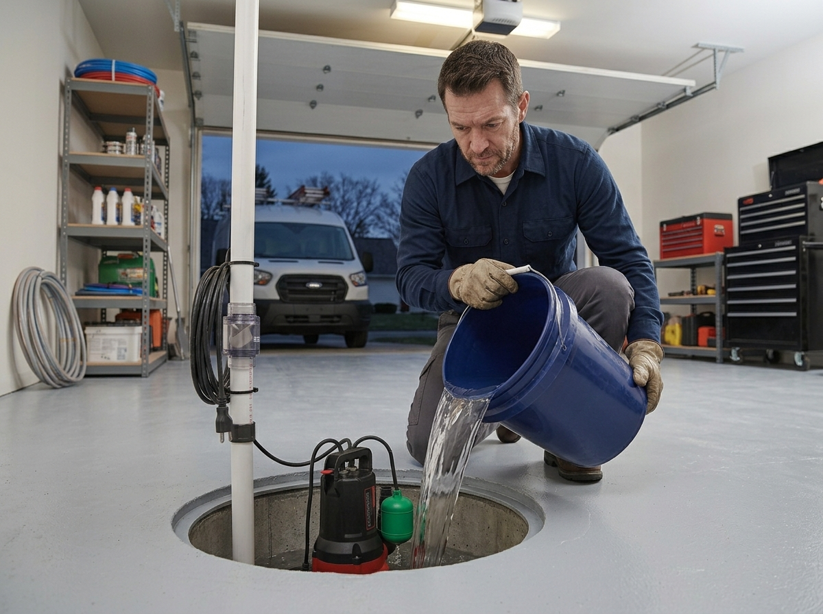 Testing a sump pump