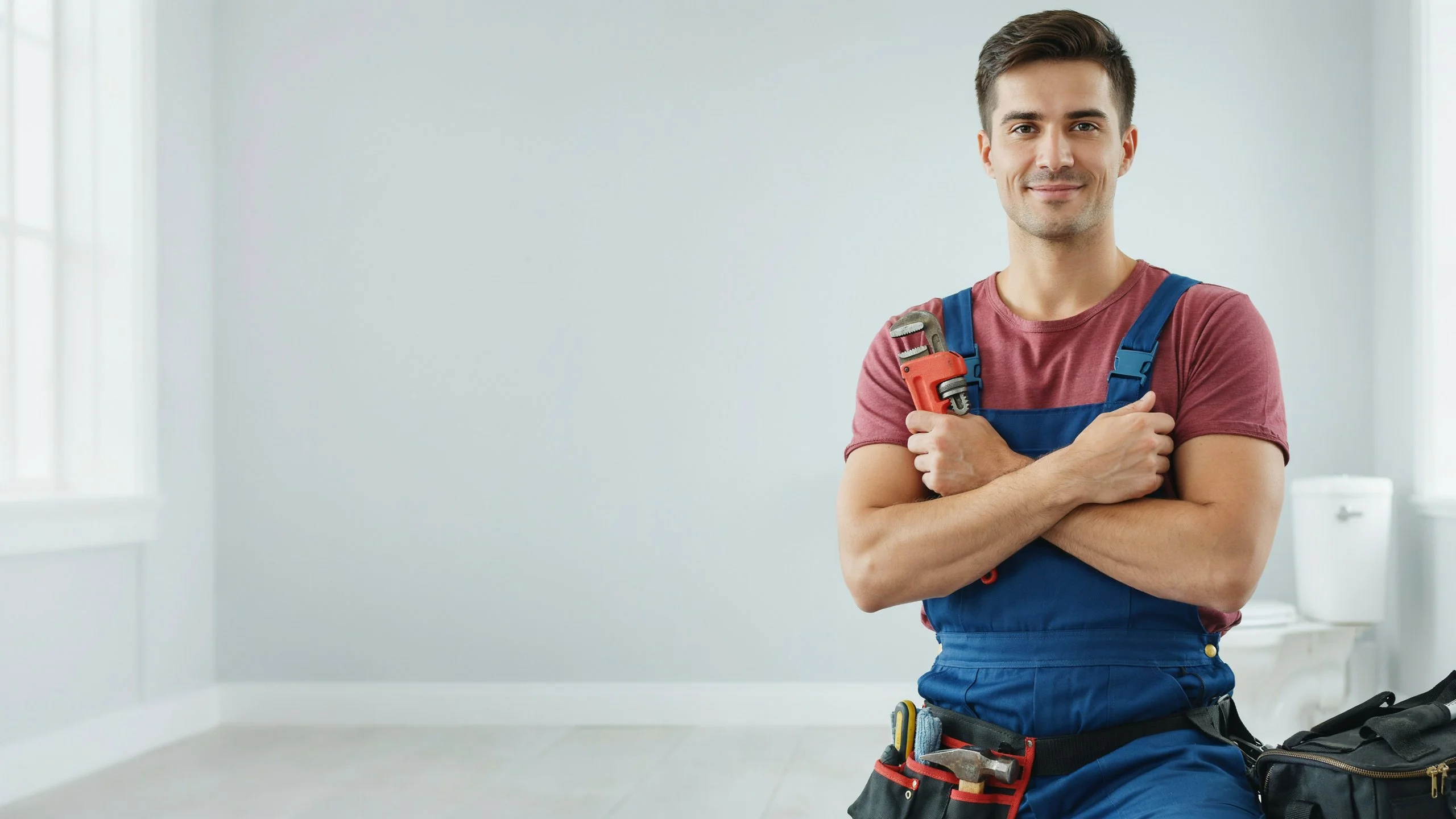 Licensed Huntington Beach, CA plumber repairing a kitchen sink